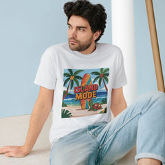 Island Mode T-Shirt — Tropical Surf Turtle Graphic Tee