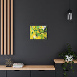 Abstract Green & Yellow Matte Canvas Print – Vibrant Modern Wall Art thumbnail 49