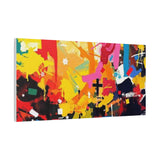 Abstract Color Splash Canvas Print - Vibrant Stretched Matte Wall Art thumbnail 74