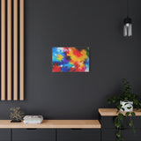 Abstract Color Splash Matte Canvas Print — Vibrant Stretched Wall Art thumbnail 49