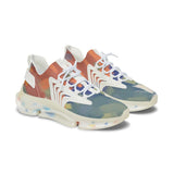 Mesh Sneakers — Colorful Abstract Athletic Shoes for Women thumbnail 1
