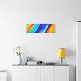 Abstract Rainbow Wave Matte Canvas Print — Vibrant Stretched Wall Art thumbnail 69