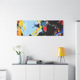 Abstract Color Splash Matte Canvas Print — Modern Stretched Wall Art thumbnail 93