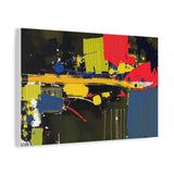 Abstract Color Splash Matte Canvas Print — Modern Stretched Wall Art thumbnail 41