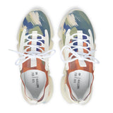 Mesh Sneakers — Colorful Abstract Athletic Shoes for Women thumbnail 2