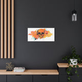 Skull Art Canvas Print – Vibrant Paint-Splash Skull Wall Decor thumbnail 58