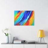 Abstract Rainbow Wave Matte Canvas Print — Vibrant Stretched Wall Art thumbnail 66