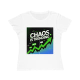 Chaos Is Trending T‑Shirt — Graphic Women's Organic Tee thumbnail 2