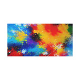 Abstract Color Splash Matte Canvas Print — Vibrant Stretched Wall Art thumbnail 17