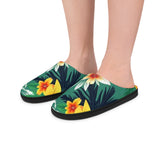 Tropical Floral Women's Indoor Slippers thumbnail 6