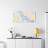 Pastel Abstract Brushstroke Canvas Wall Art thumbnail 84