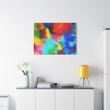 Abstract Color Burst Canvas Print — Vibrant Stretched Matte Wall Art thumbnail 78