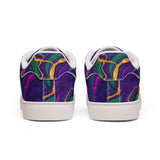 Low-Top Sneakers — Psychedelic Marble Swirl Leather thumbnail 6