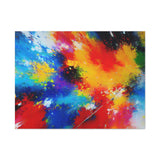 Abstract Color Splash Matte Canvas Print — Vibrant Stretched Wall Art thumbnail 14