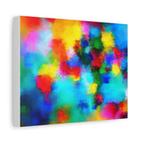 Abstract Rainbow Splash Matte Canvas Print thumbnail 26