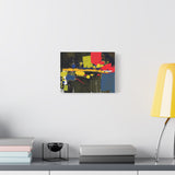 Abstract Color Splash Matte Canvas Print — Modern Stretched Wall Art thumbnail 33