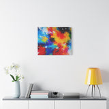 Abstract Color Splash Matte Canvas Print — Vibrant Stretched Wall Art thumbnail 54