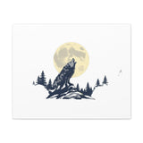 Howling Wolf Moon Matte Canvas Wall Art — Stretched 1.25" thumbnail 12