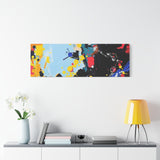 Abstract Color Splash Matte Canvas Print — Modern Stretched Wall Art thumbnail 81