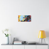 Abstract Color Splash Matte Canvas Print — Modern Stretched Wall Art thumbnail 45