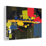 Abstract Color Splash Matte Canvas Print — Modern Stretched Wall Art thumbnail 32