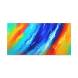 Abstract Rainbow Wave Matte Canvas Print — Vibrant Stretched Wall Art thumbnail 6