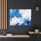 Abstract Blue Galaxy Canvas Print — Matte Stretched Wall Art thumbnail 91