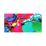 Abstract Neon Splash Matte Canvas Print — Vibrant Colorful Stretched Wall Art thumbnail 20