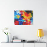 Abstract Color Splash Matte Canvas Print — Vibrant Stretched Wall Art thumbnail 63