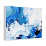 Abstract Blue Galaxy Canvas Print — Matte Stretched Wall Art thumbnail 32