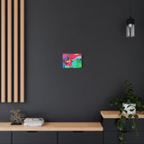 Abstract Neon Splash Matte Canvas Print — Vibrant Colorful Stretched Wall Art thumbnail 34