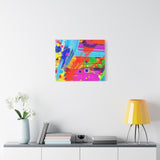 Abstract Color Splash Canvas Print — Vibrant Modern Wall Art thumbnail 1