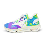 Colorful Tie-Dye Mesh Sneakers — Men's Athletic Casual Shoes thumbnail 5