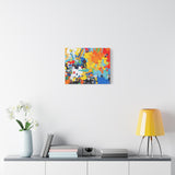 Abstract Splash Colorful Matte Canvas Wall Art – Vibrant Modern Stretched Print thumbnail 48