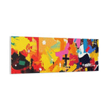 Abstract Color Splash Canvas Print - Vibrant Stretched Matte Wall Art thumbnail 80