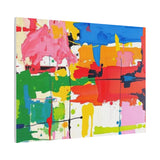 Abstract Color Splash Matte Canvas Print — Vibrant Modern Wall Art thumbnail 89