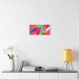Abstract Rainbow Brushstrokes Matte Canvas Wall Art — Vibrant Stretched 1.25" thumbnail 42