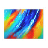 Abstract Rainbow Wave Matte Canvas Print — Vibrant Stretched Wall Art thumbnail 14