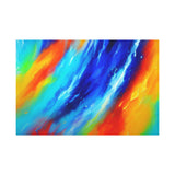 Abstract Rainbow Wave Matte Canvas Print — Vibrant Stretched Wall Art thumbnail 25