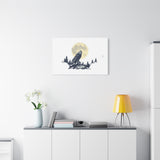 Howling Wolf Moon Matte Canvas Wall Art — Stretched 1.25" thumbnail 1