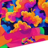 Kids' Psychedelic Cloud Hoodie – Colorful All-Over Print thumbnail 11