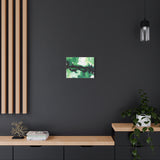 Abstract Green Brushstroke Canvas Print thumbnail 40
