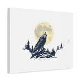 Howling Wolf Moon Matte Canvas Wall Art — Stretched 1.25" thumbnail 32