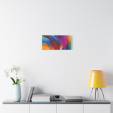 Abstract Rainbow Swirl Matte Canvas Print (Stretched) thumbnail 45