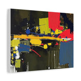 Abstract Color Splash Matte Canvas Print — Modern Stretched Wall Art thumbnail 35