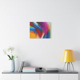 Abstract Rainbow Swirl Matte Canvas Print (Stretched) thumbnail 48