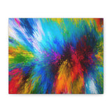 Abstract Color Explosion Matte Canvas Print thumbnail 1