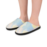 Pastel Brushstroke Men's Indoor Slippers — Soft Cozy Home Shoes thumbnail 6