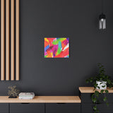 Abstract Rainbow Brushstrokes Matte Canvas Wall Art — Vibrant Stretched 1.25" thumbnail 46