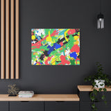 Abstract Color Splash Canvas Print — Vibrant Modern Wall Art thumbnail 79